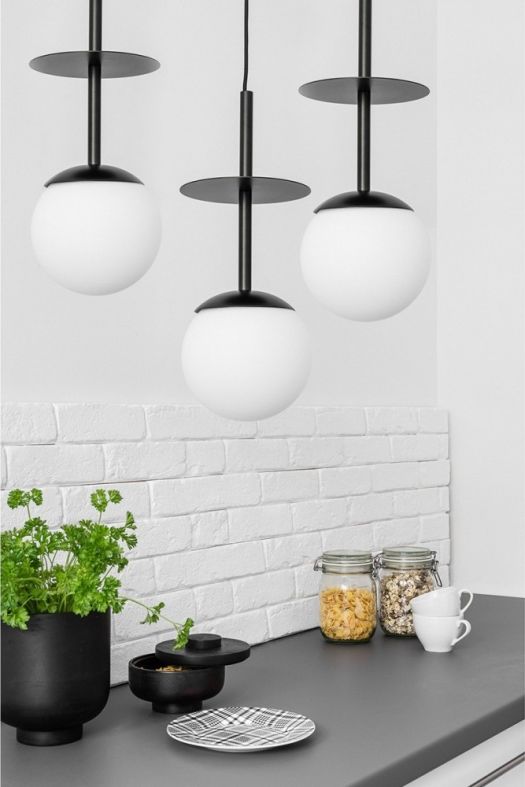PLAAT A 3L plafondnier triple noir