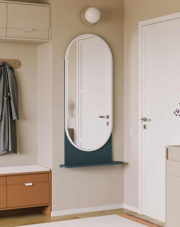 Miroir suspendu avec étagère LAYERS LAY53