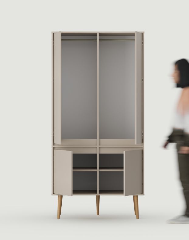 Fenris armoire profonde à deux tringles SZF6