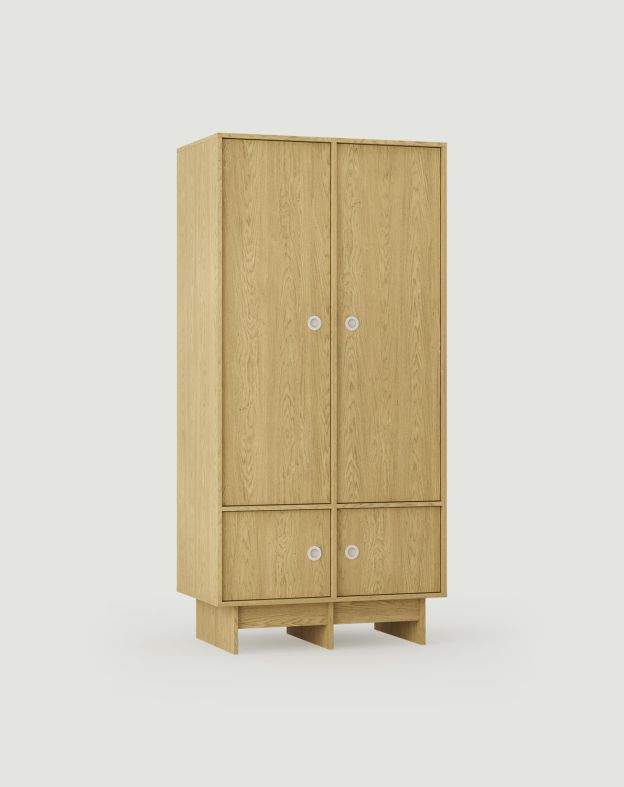 KABE KIDS SZK06K armoire profonde avec tringle de style JAPANDI