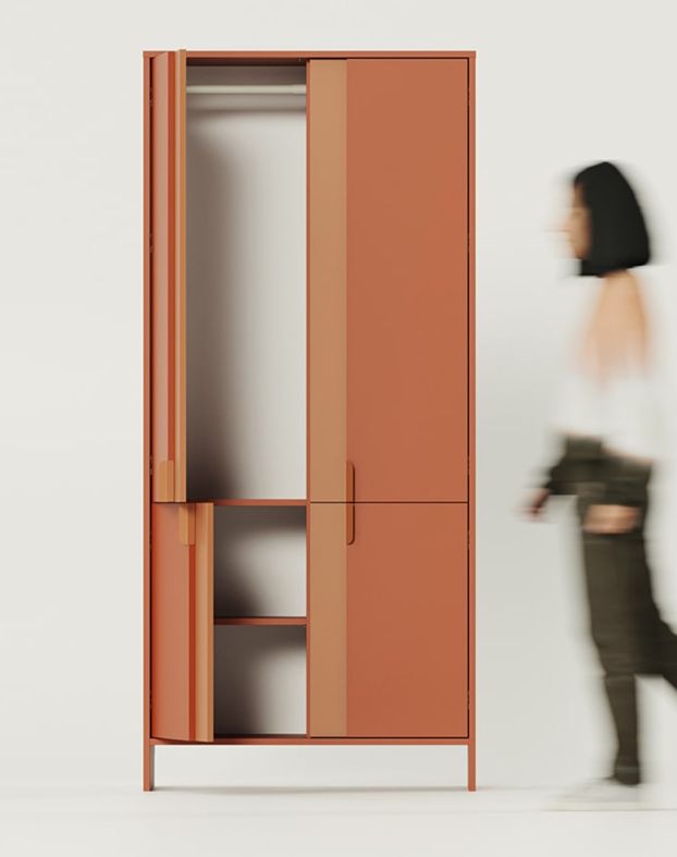 Armoire profonde LAYERS avec barre LAY69