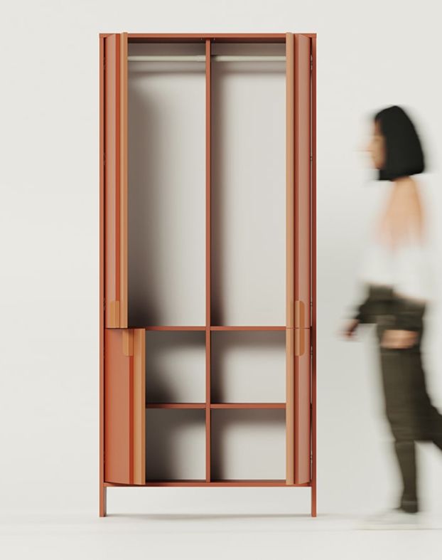 LAYERS armoire profonde à deux tringles LAY71