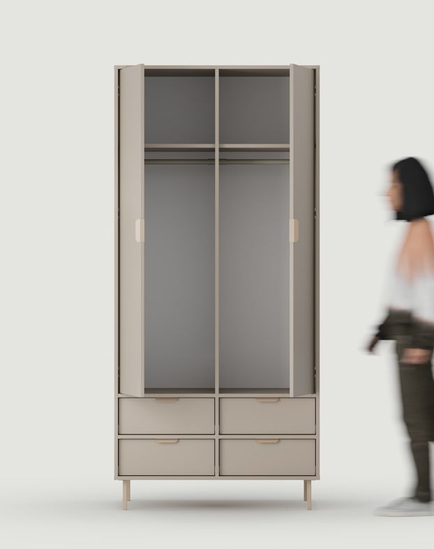 Armoire profonde SIGI deux tiges SZS10