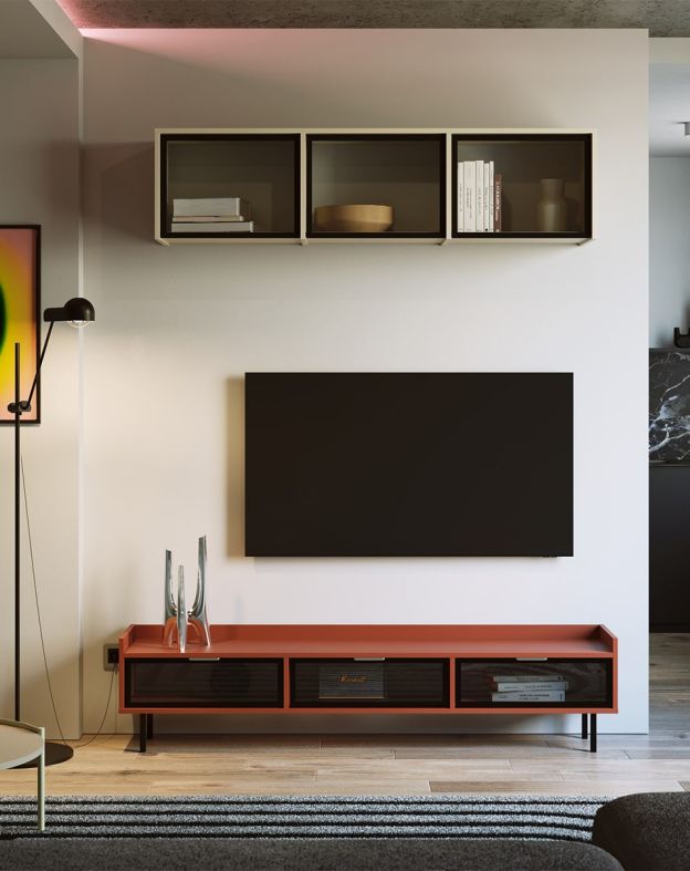 Armoire RTV à faible vitrage SIGI RS3TV1