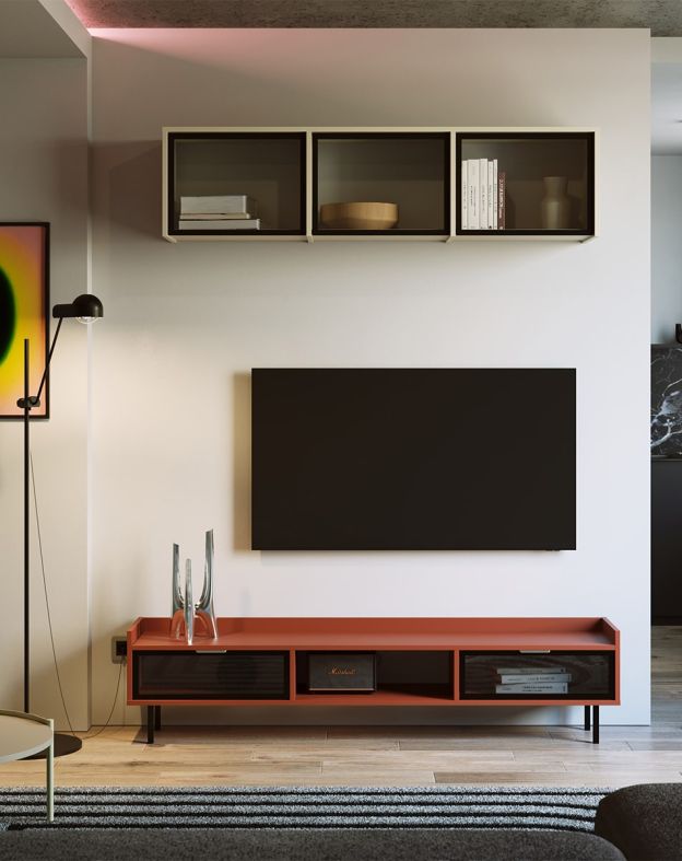 Armoire RTV à faible vitrage SIGI RS3TV2
