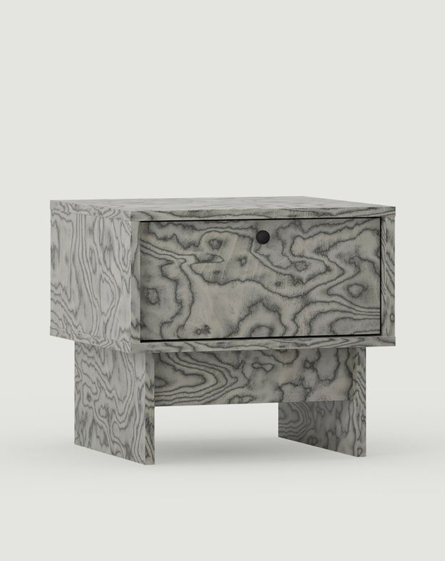 Meuble de chevet KABE SNK03 en style JAPANI
