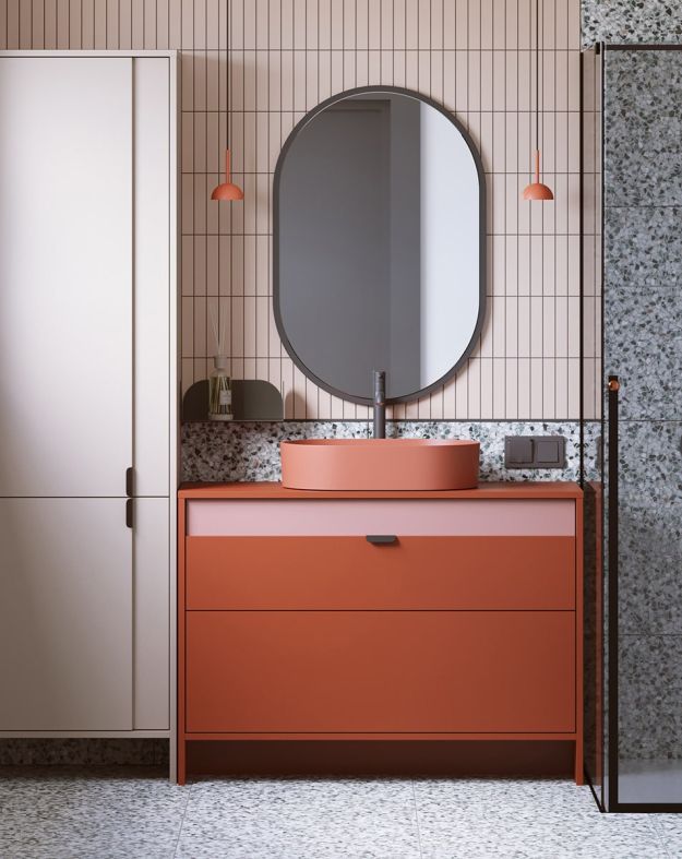 Meuble lavabo à tiroirs LAYERS LAY65