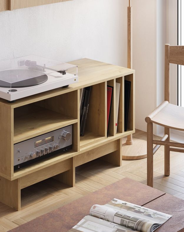 KABE KTV1W armoire RTV en vinyle dans le style JAPANDI