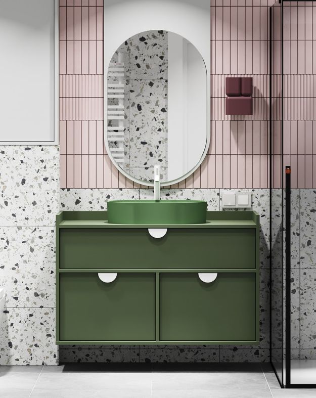SIGI armoire avec lavabo OMNIRES suspendu WSU01