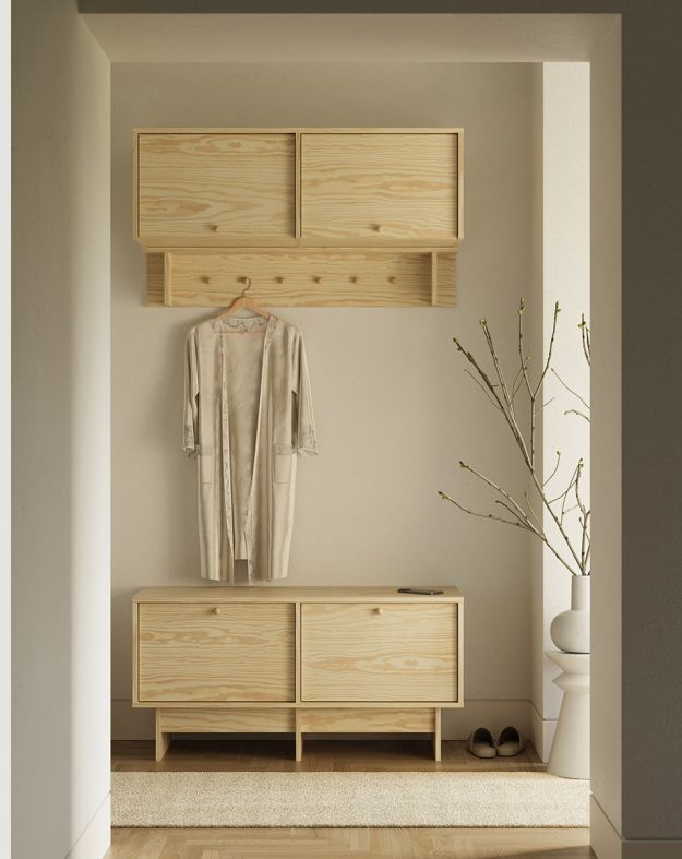Porte-vêtements KABE KW01 de style JAPONAIS