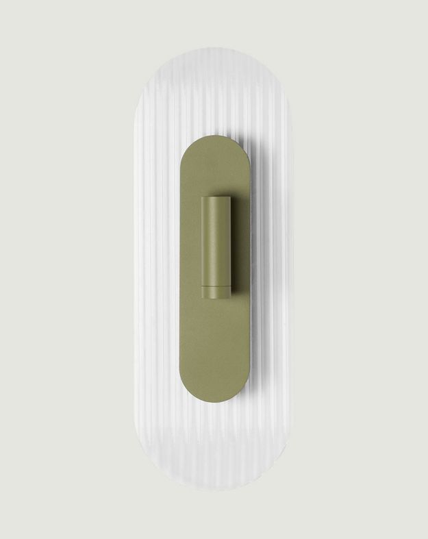 RIFLO W C applique murale vert olive avec réflecteur réglable