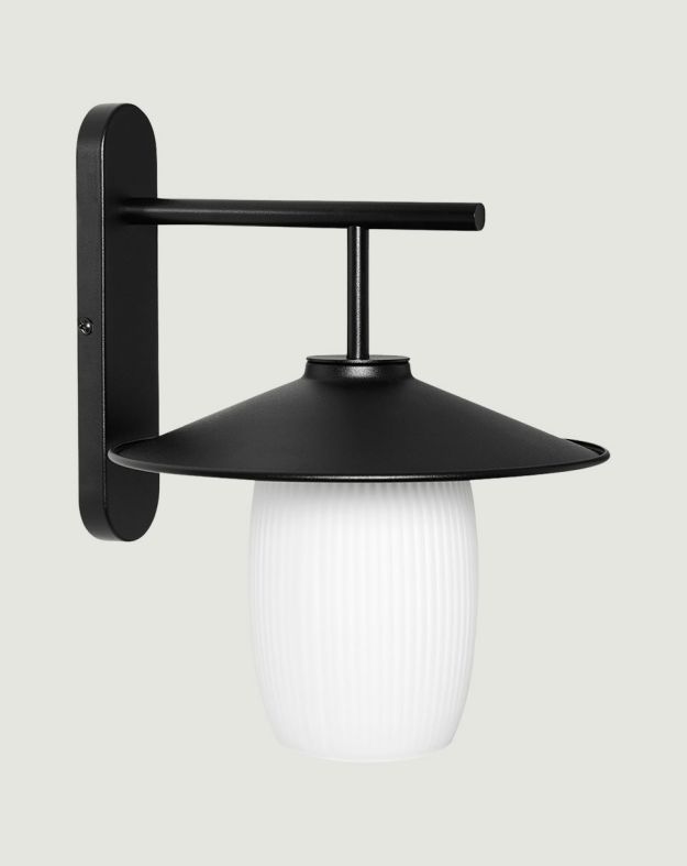 JINGU B lampe murale / applique murale noire