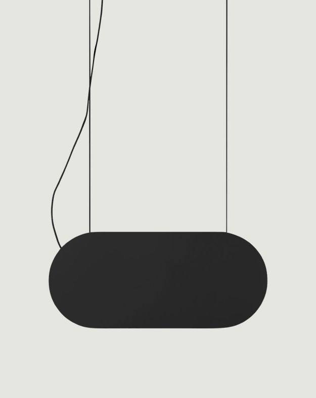 MALUMI A Lampe suspendue noire