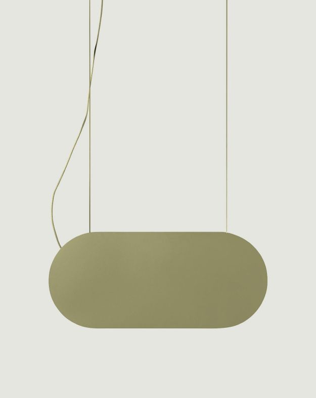 MALUMI A Suspension de plafond vert olive