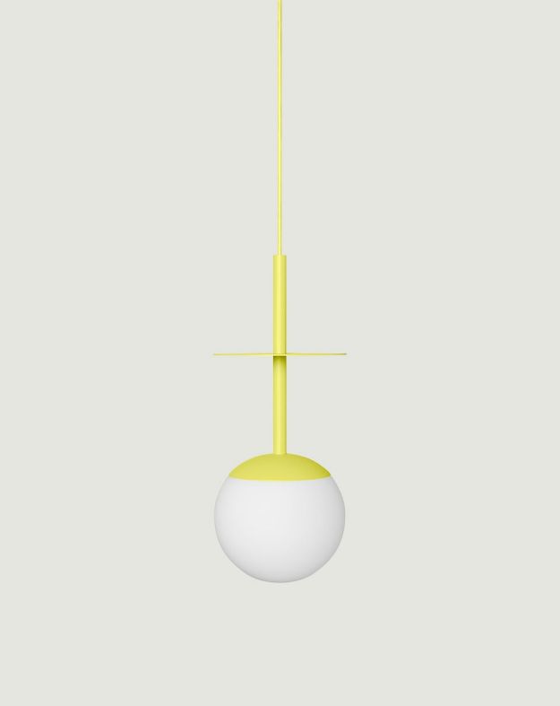 PLAAT Suspension jaune