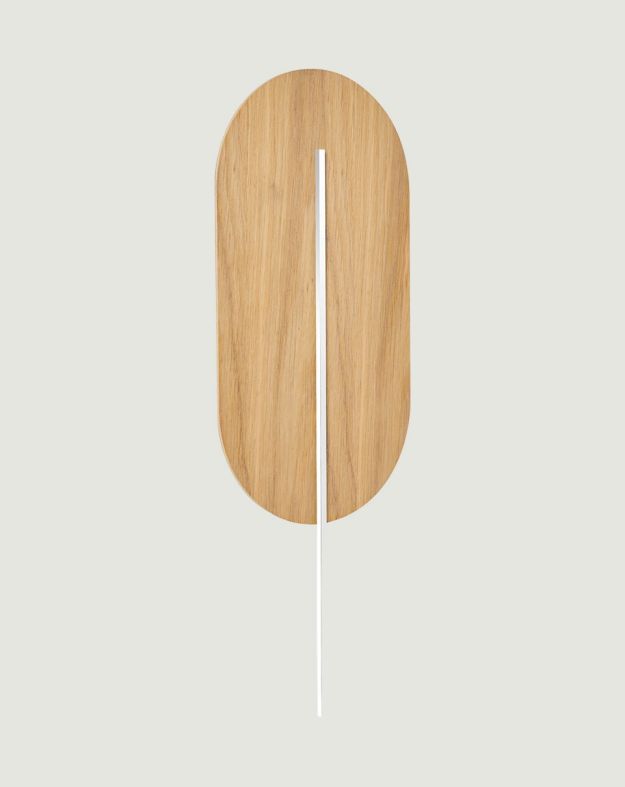 ROKKE WOOD applique murale en bois avec détails blancsx