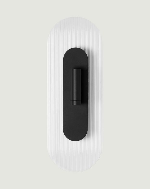 RIFLO W C applique murale noire avec réflecteur réglable