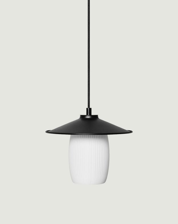 JINGU A Lampe suspendue noire