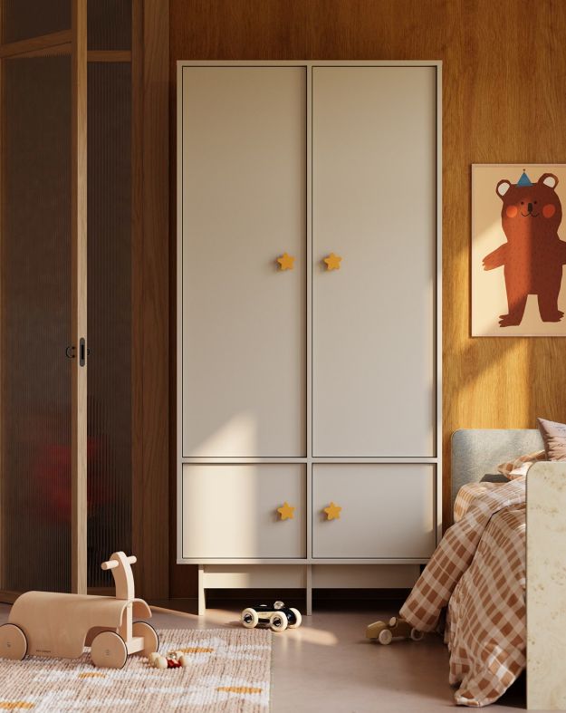 Armoire KABE KIDS SZK02K dans le style JAPANI