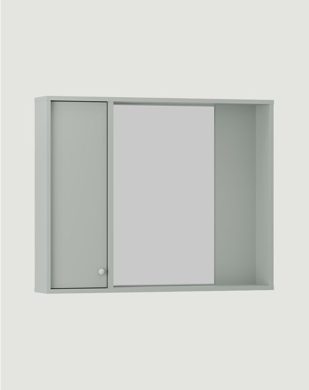 Armoire de toilette avec miroir KABE WKLL01 en style JAPANDI