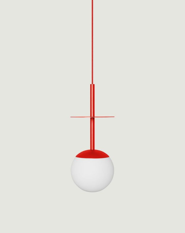 PLAAT Plafonnier rouge-orange