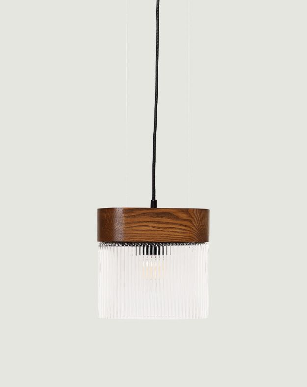 FLUMINA A Lampe suspendue en noyer