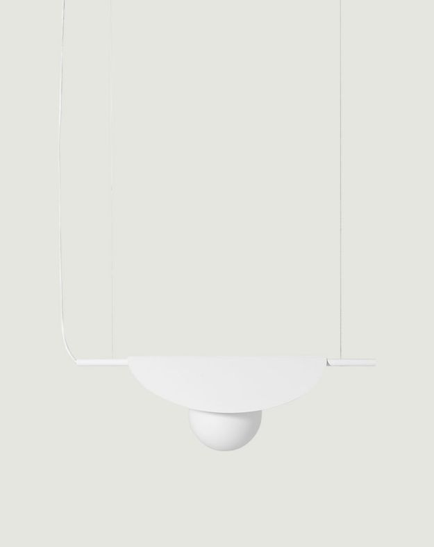 SALLO A Lampe suspendue blanche