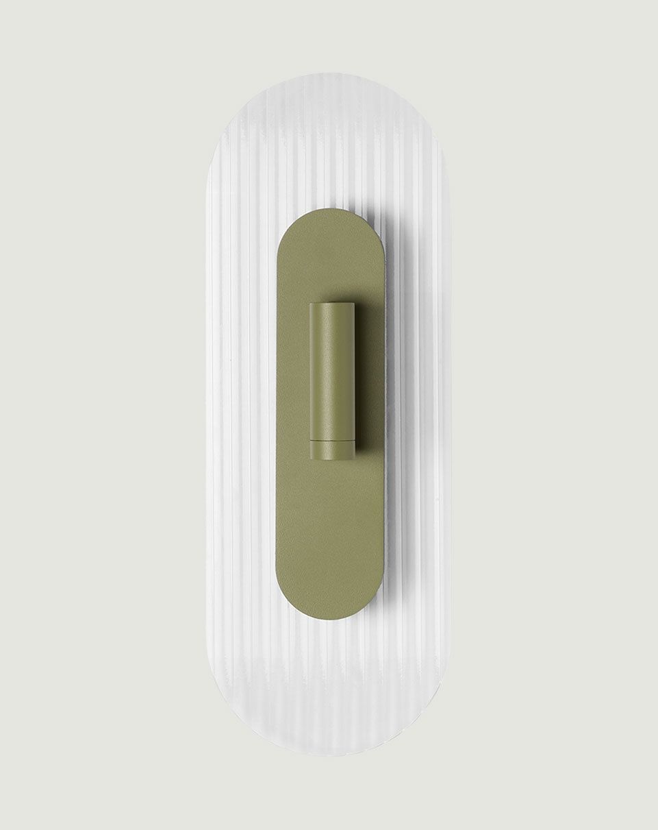 RIFLO W C applique murale vert olive avec réflecteur réglable