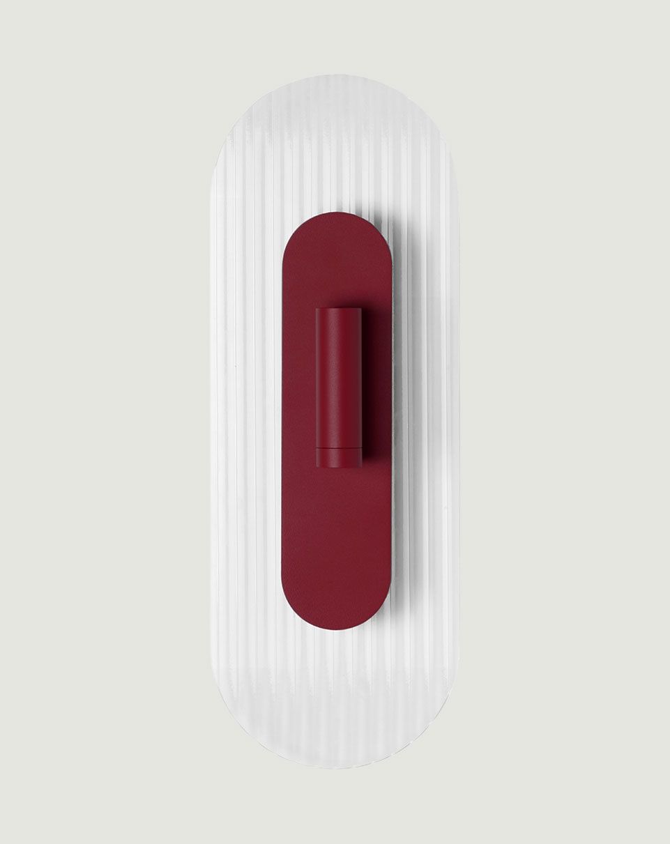 RIFLO W C applique murale bordeaux avec réflecteur réglable