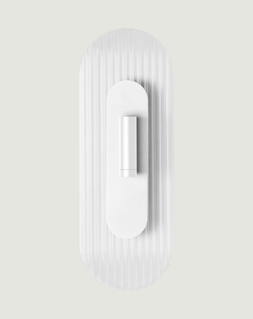 RIFLO W C applique murale blanche avec réflecteur réglable