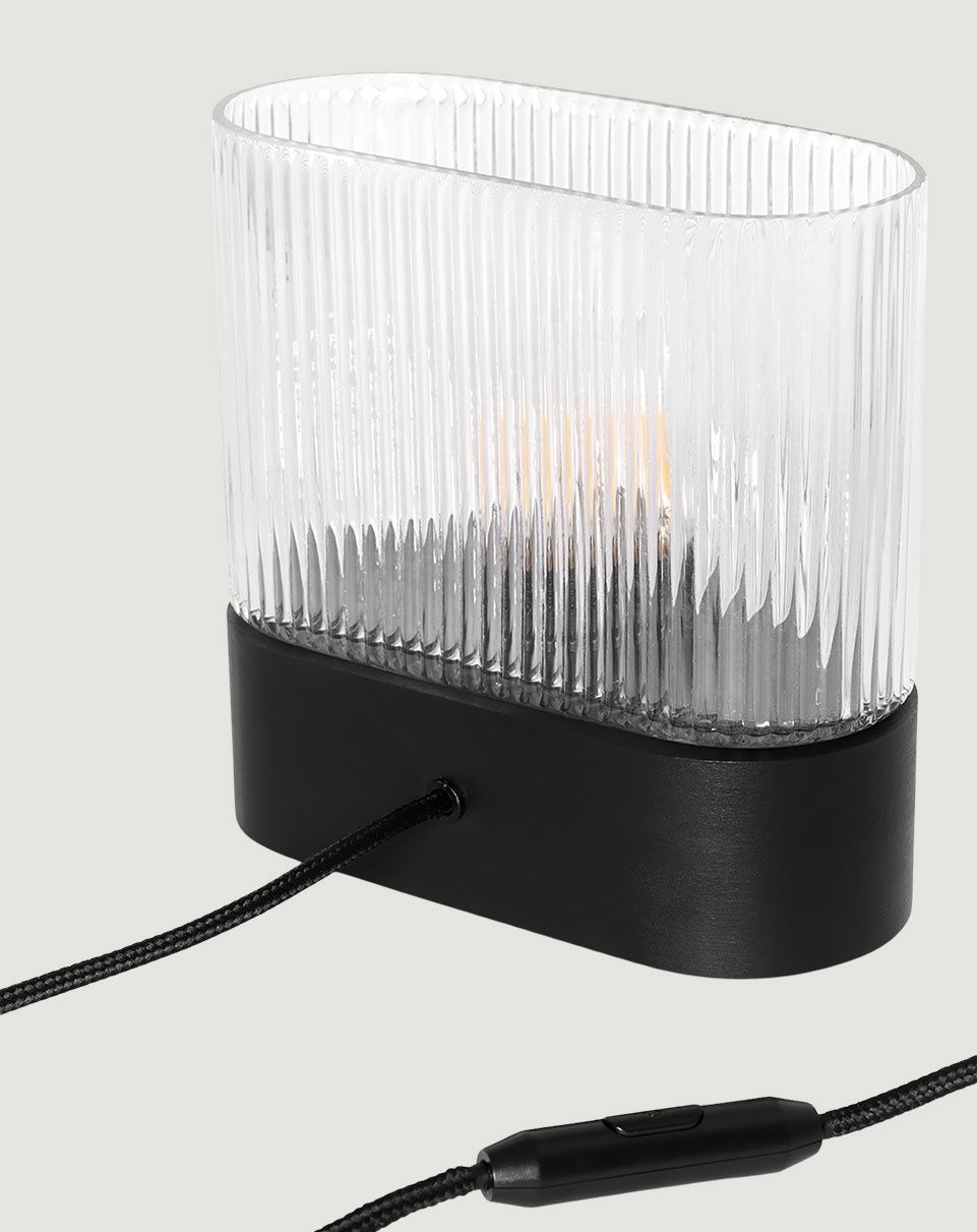 Lampe de table FLUMINA ST en noyer