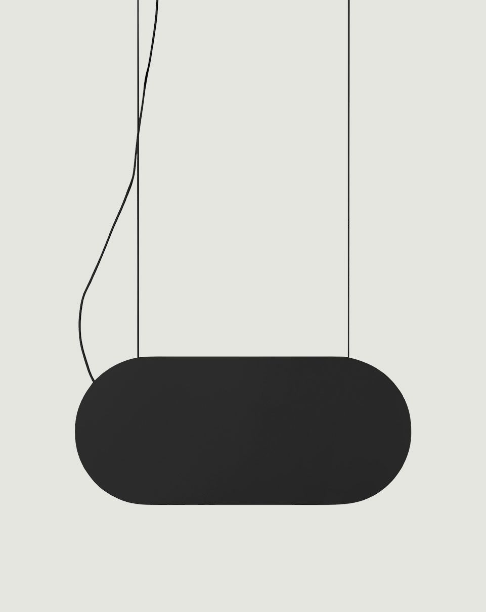 MALUMI A Lampe suspendue noire