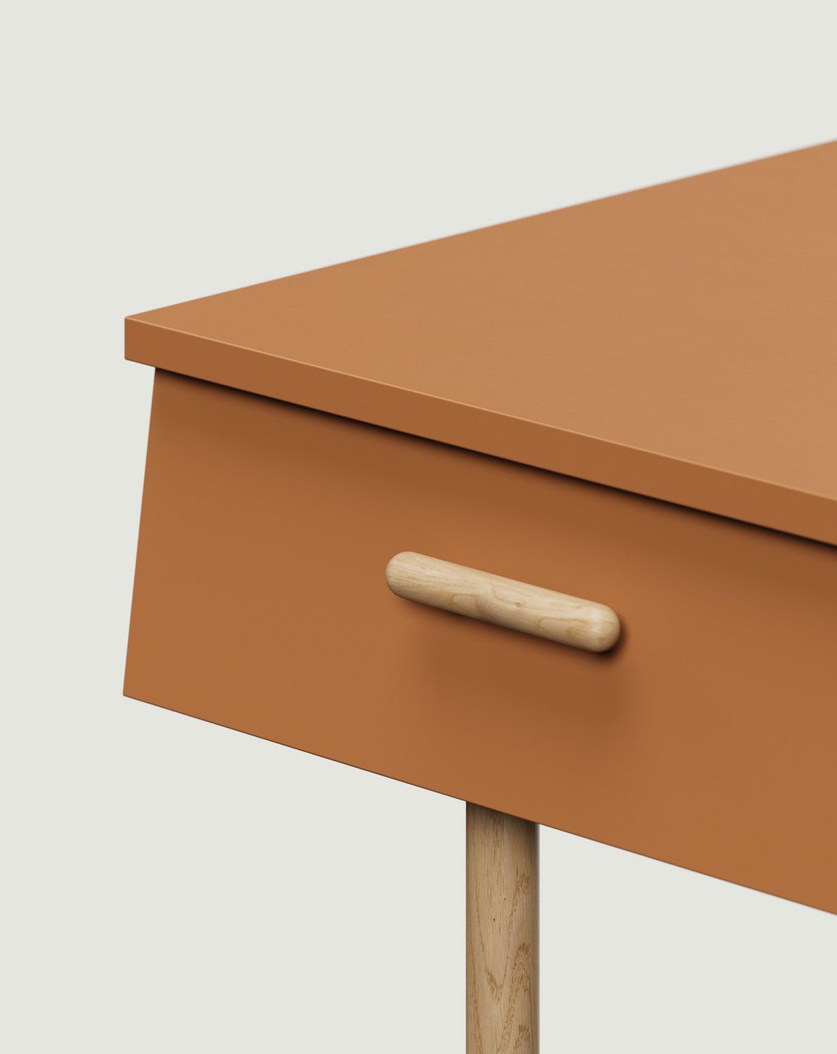 Bureau SKRA SKR88
Couleur : Sahara Deep
Poignée : chêne cigare
Pieds : Chêne huilé
                            