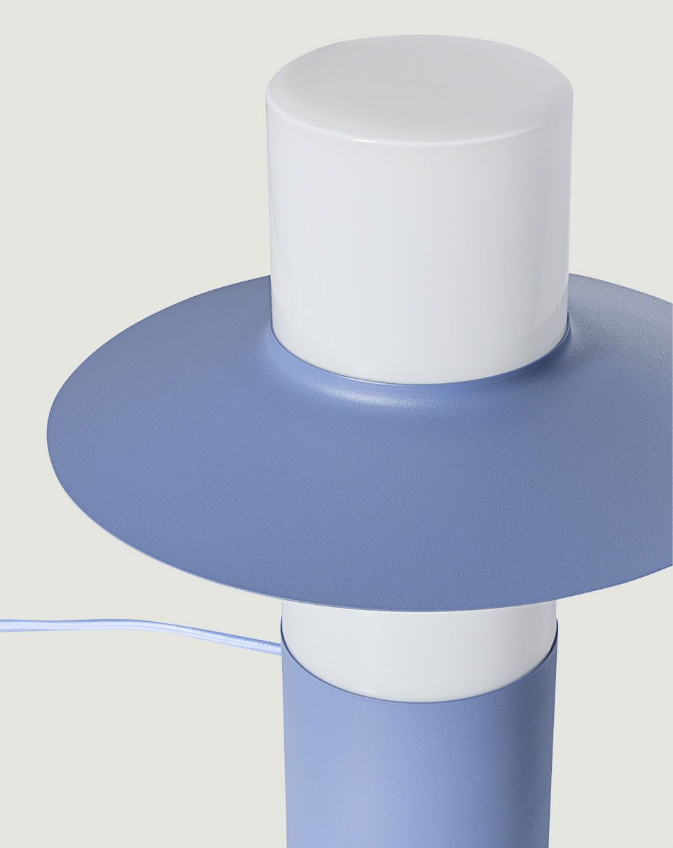 CAPONIO ST lampe de table bleue