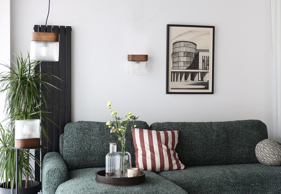 FLUMINA A Lampe suspendue en noyer