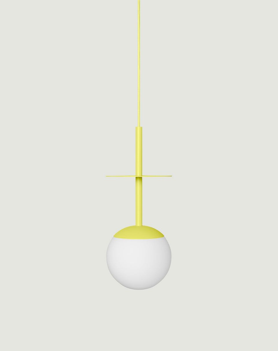PLAAT Suspension jaune