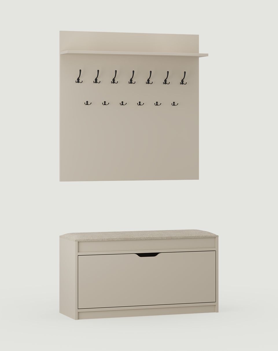 Grand cintre W6 + meuble à chaussures SBH1