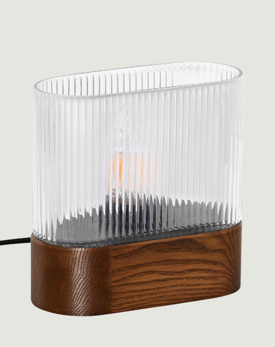 Lampe de table FLUMINA ST en noyer