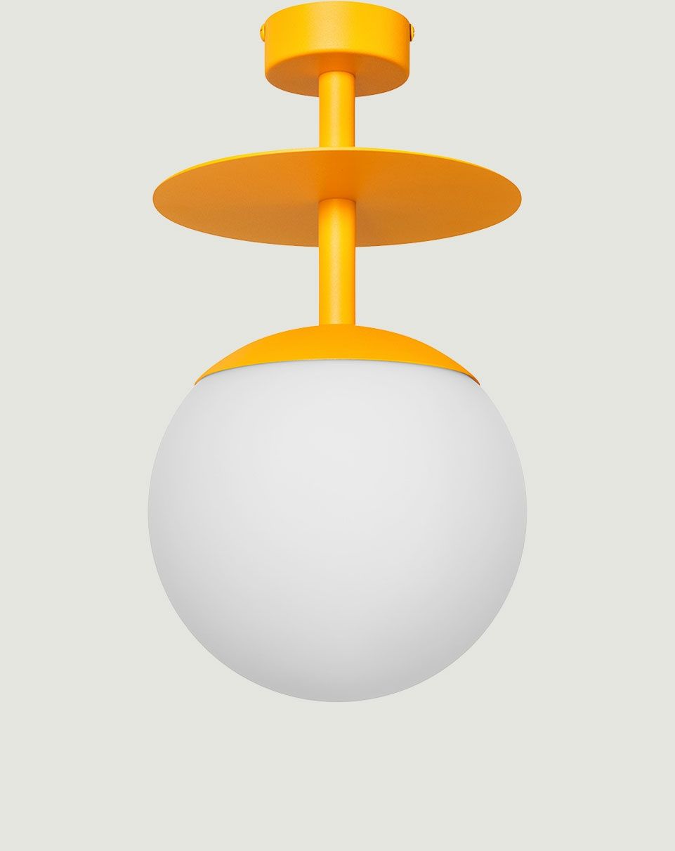 PLAAT B melon ceiling lamp / plafond
