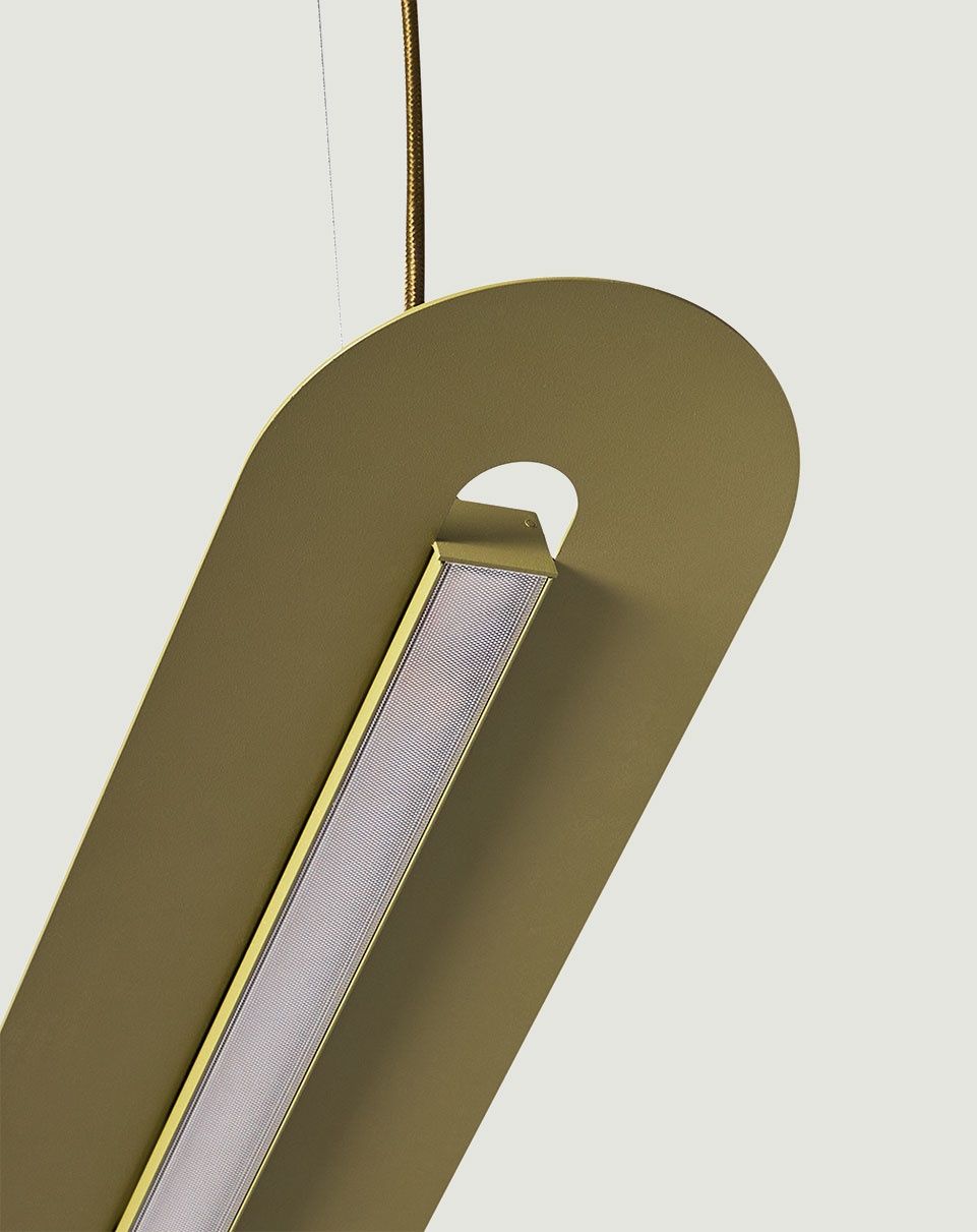 SENKEI A Suspension de plafond vert olive
