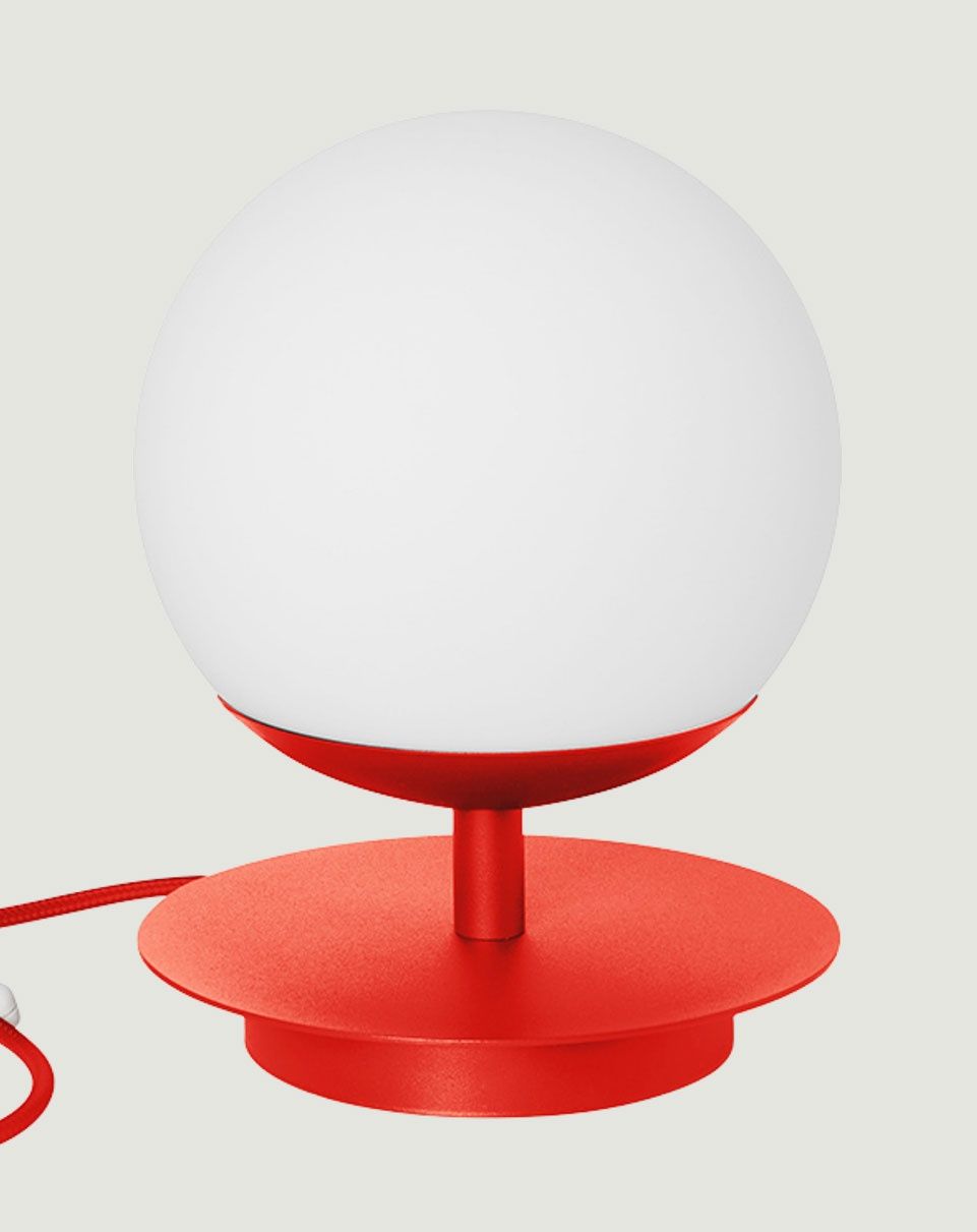 Lampe à poser PLAAT ST rouge-orange
