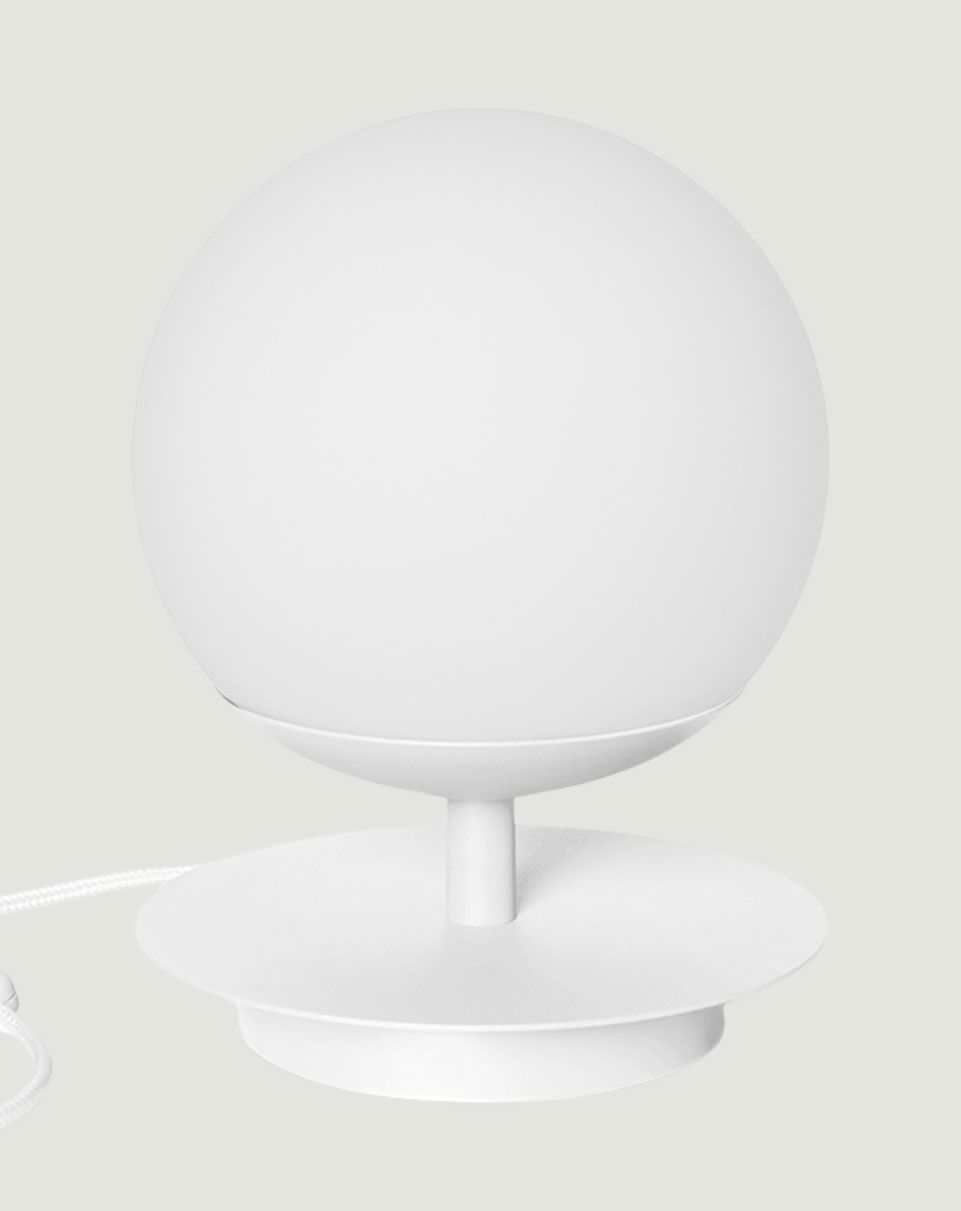 Lampe à poser PLAAT ST blanche