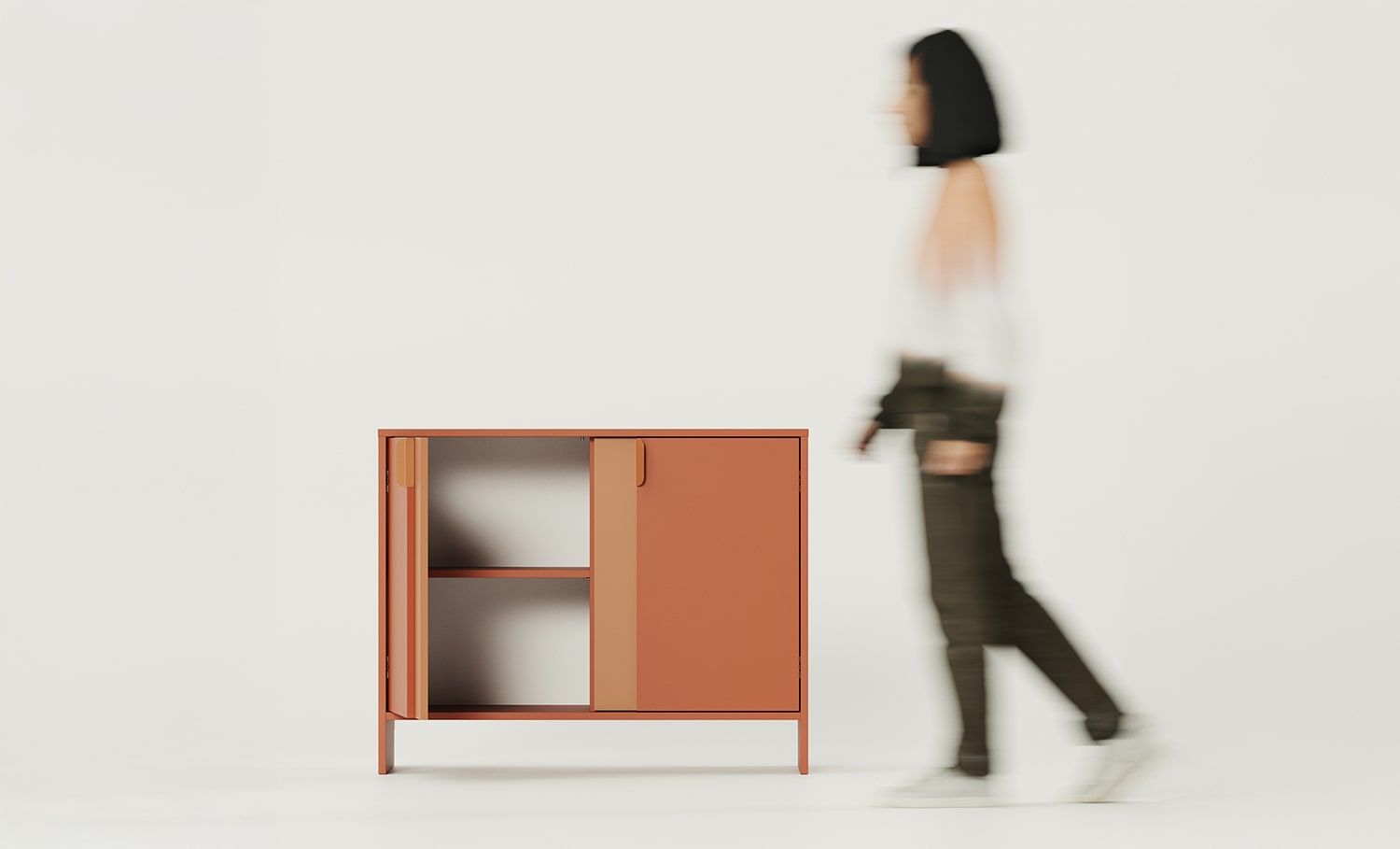Commode LAYERS LAY10
Couleur : Terracotta ardent
Couleur de la couche avant : Terracotta feu
Poignée : poignée LAYERS 110 Terracotta feu