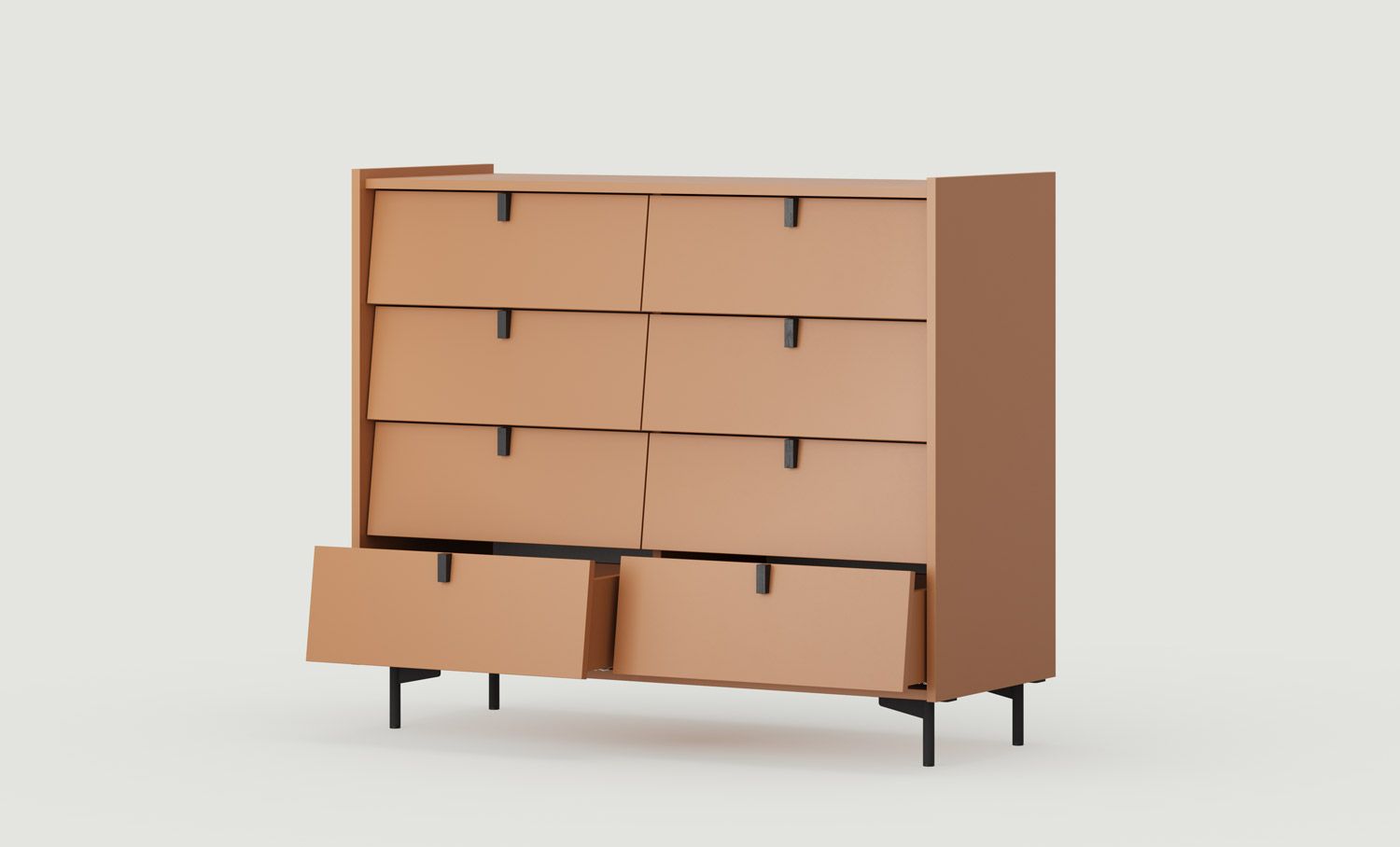 Commode SKRA SKR26
Couleur : Sahara Deep
Pied : Noir
Poignée : Wedge Black
                            