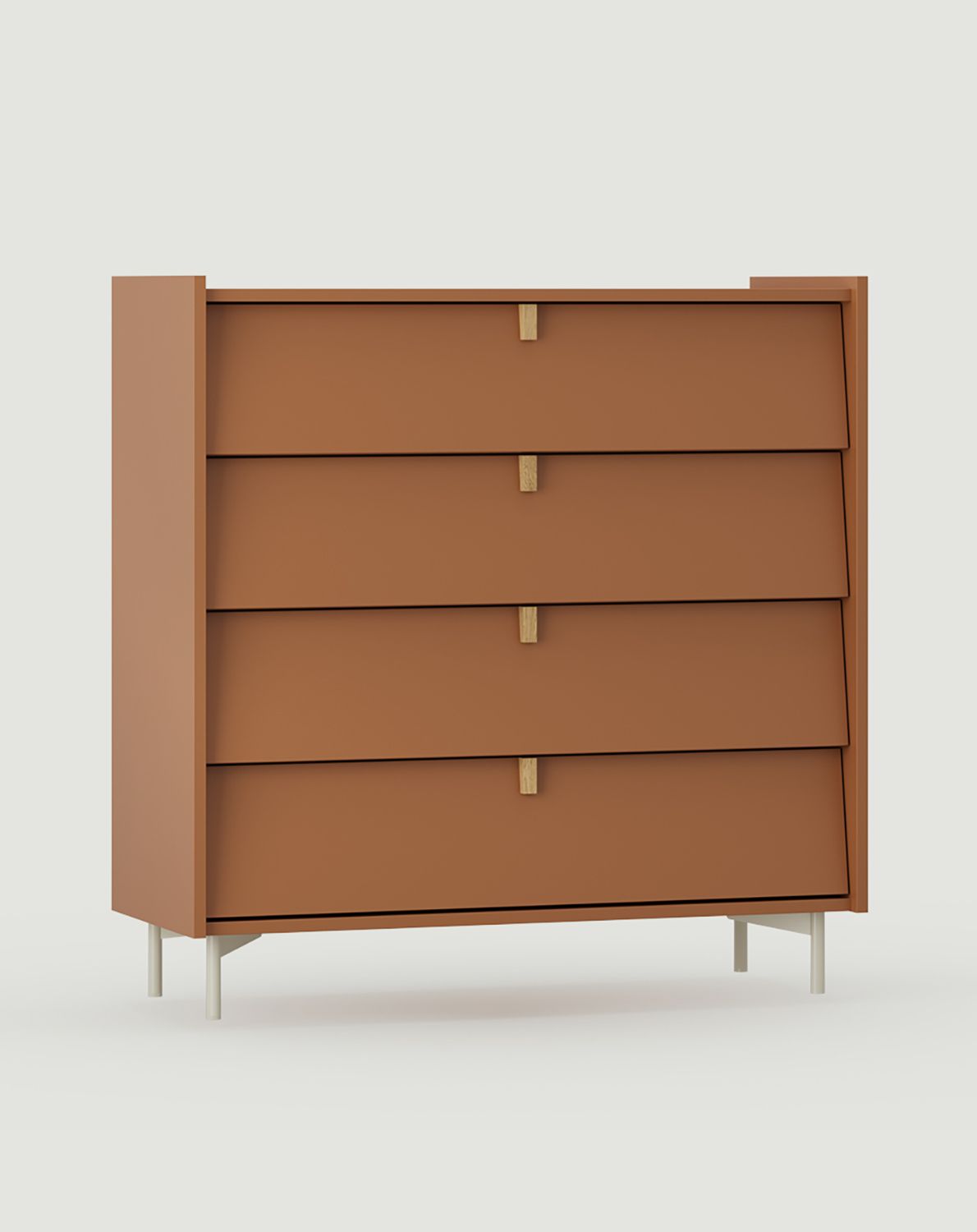 Commode SKRA SKR26
Couleur : Sahara Deep
Pied : Milky Way
Poignée : Oak Wedge