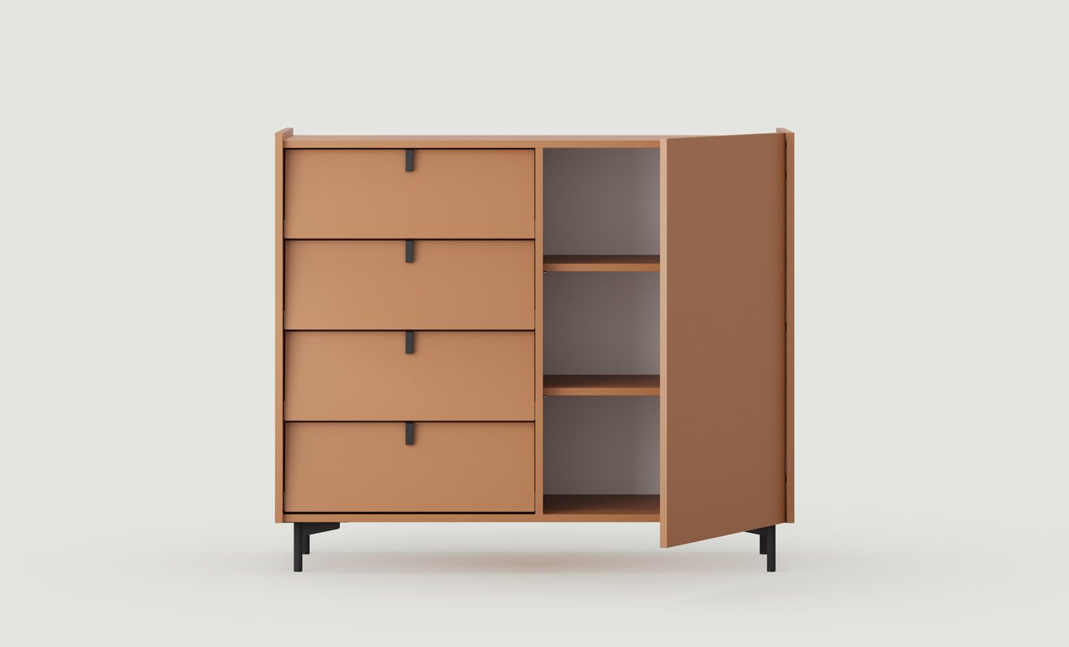 Commode SKRA SKR27 S
Couleur : Sahara Deep
Pied : Noir
Poignée : Wedge Black

                            