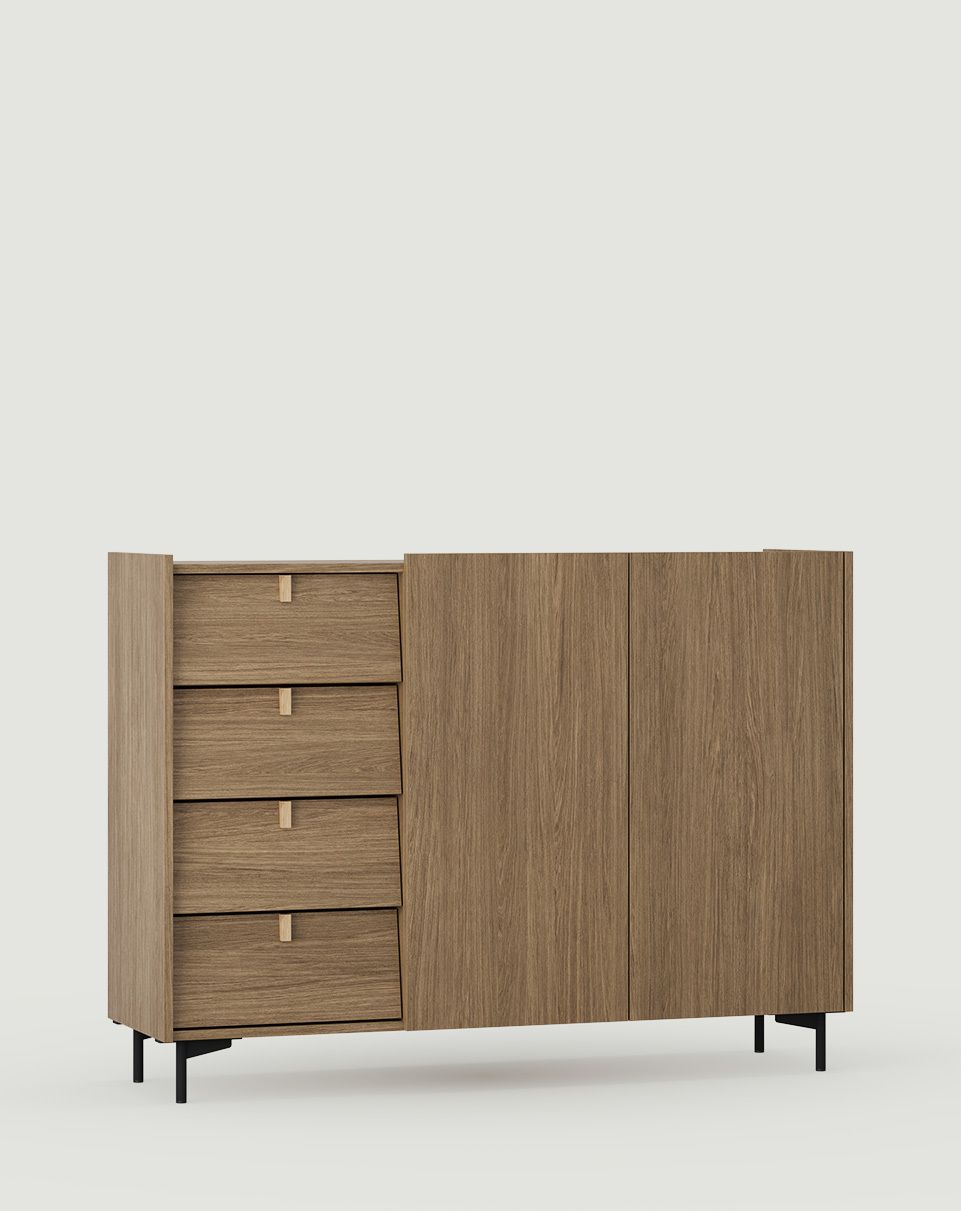 Commode SKRA SKR27 M
Couleur : Mousse au chocolat
Pied : Noir
Poignée : Chêne Wedge
                            
                            