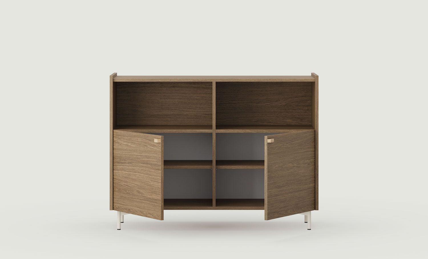 Commode SKRA SKR30
Couleur : mousse au chocolat
Pied : Milky Way
Poignée : Oak Wedge