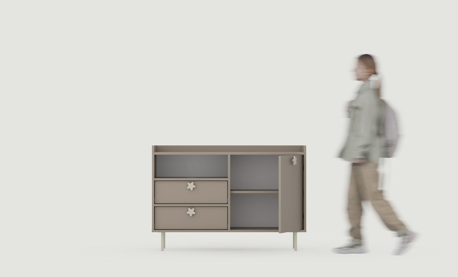RTV SIGI KIDS Commode KS2TV2SK