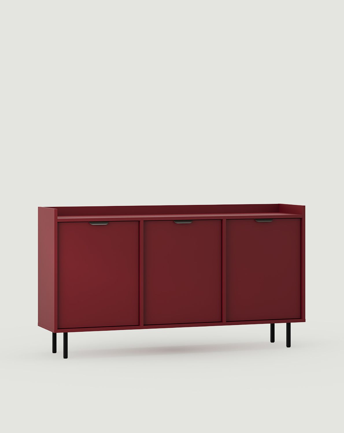 SIGI Armoire RTV KSTV1K
Couleur : Bourgogne marseillais
Pied : noir
Poignée : LAYERS 110 Deep Basalt